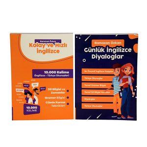 Kolay ve Hızlı İngilizce - Günlük İngilizce Diyaloglar Seti (2 Kitap Bir Arada)